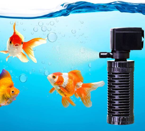 Buraq Aquarium Filter Pump 3 in 1 High Power Oxygen Filteration System Power Aquarium Filter