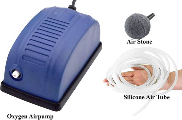 kickAt Single Outlet Aquarium Oxygen Air Pump for Air Bubble and Oxygen of Fish Tank Air Aquarium Pump