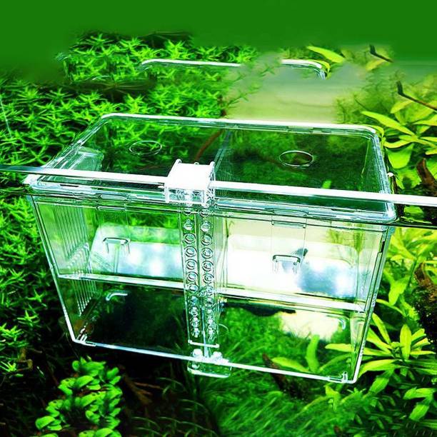 Lyla Hang Breeding Box Aquarium Fishes Fry Breeder Acclimation Hatchery Incubator Cube Aquarium Tank