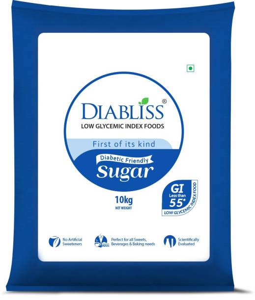DiaBliss Diabetic Friendly Herbal Cane Sugar Free - Low Glycemic Index (GI) - 10Kg Institutional Bulk Pack Sugar