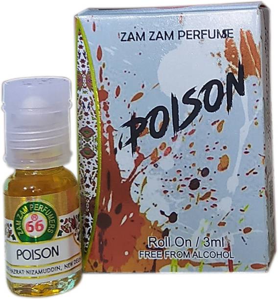 Zam Zam Perfumers Poison 3ml Long LASTING Floral Attar