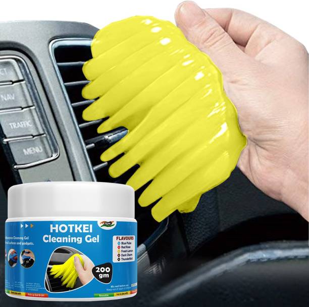Hotkei (200 gm)Multipurpose Car Ac Vent Interior Dashboard Dust Dirt Cleaning Slime Pack of 1 Car interior Cleaner Vehicle Interior Cleaner