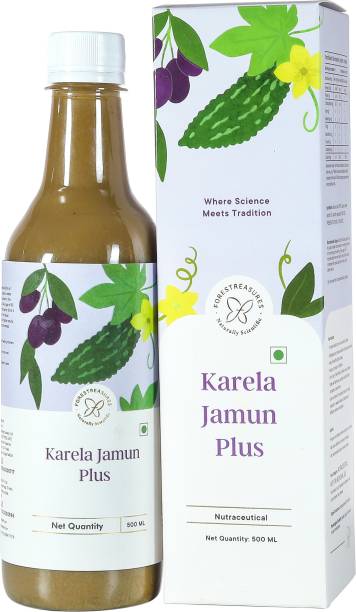 Forestreasures Karela Jamun Health Juice | Helps Control Blood Sugar | No Added Sugar