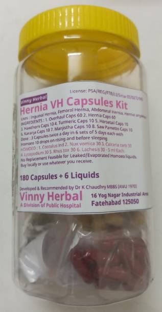 Vinny Herbal Hernia VH Capsule Kit