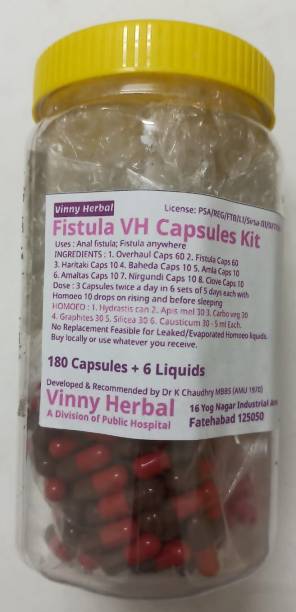 Vinny Herbal Fistula VH Capsules Kit