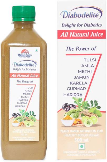 Diabodelite Quantum Naturals|All Natural Juice| With Jamun, Tulsi and more | Natural Flavour