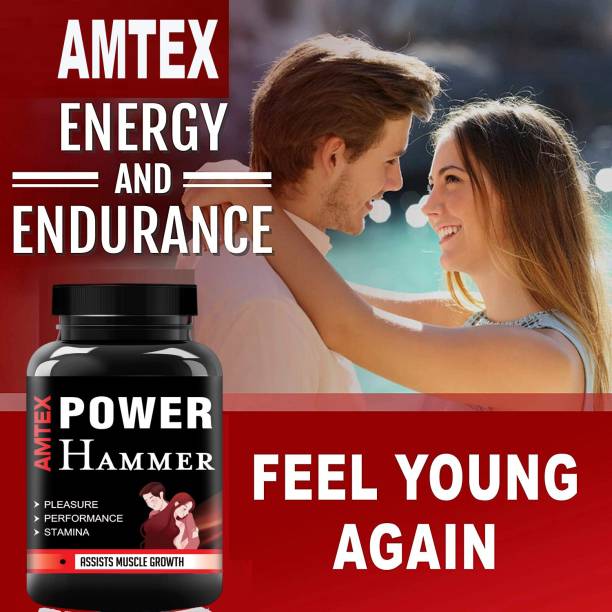 Ankerite Amtex Power Hammer Capsules For Men's Health Immunity Booster Thor Medicine