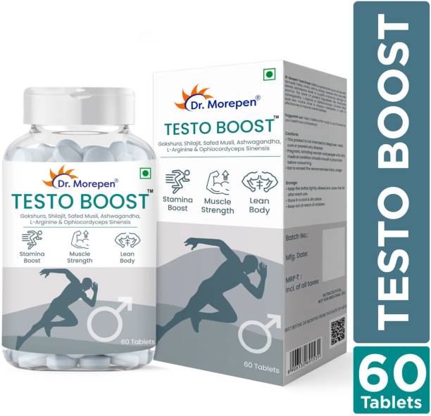 Dr. Morepen Testo Boost For Men | Increases Energy, Stamina & Muscle Growth