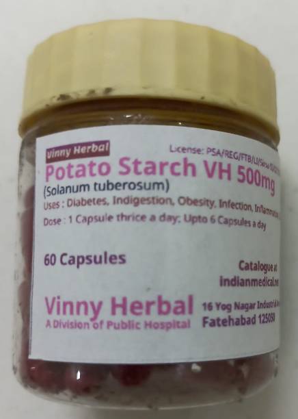 Vinny Herbal Potato Starch VH 500mg Capsules