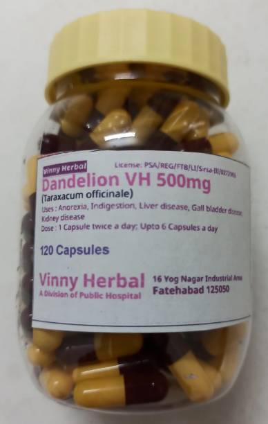 Vinny Herbal Daqndelion VH 500mg Capsules