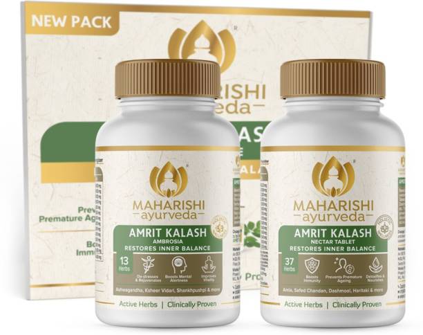 MAHARISHI ayurveda Amrit Kalash Ambrosia & Nectar Tablets For Immunity, Vitality & Daily Wellness