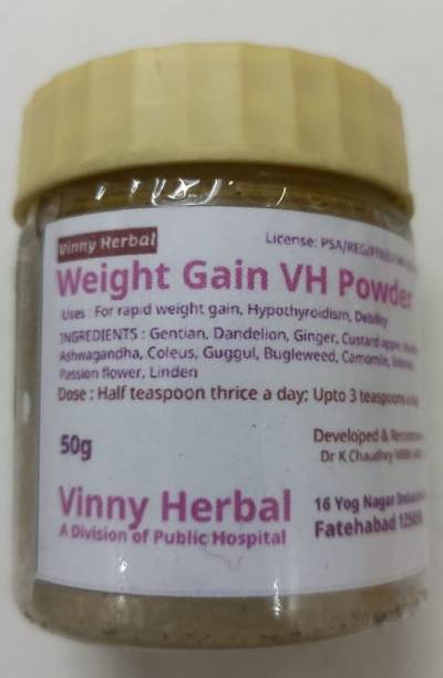 Vinny Herbal Weight Gain VH Powder 50g Jar