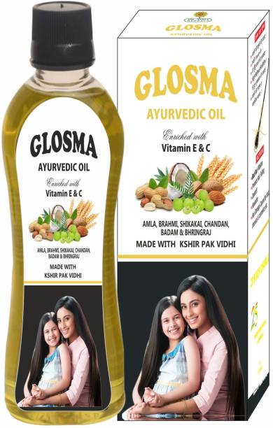 Dr. Asma Herbals Glosma Ayurvedic Oil for Hair Growth | Itching, Dandruff, Long & Strong Hair