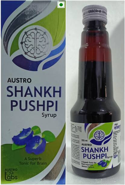 AUSTRO Shankhpushpi Ayurvedic Syrup to improve brain memory power & concentration