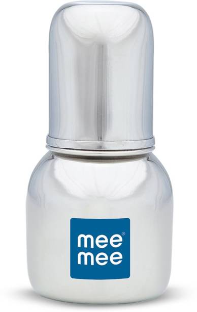 MeeMee Premium Steel Feeding Bottle - 120 ml