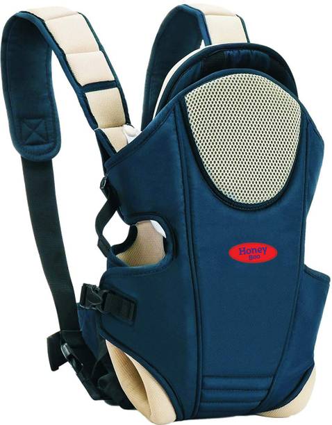 Honey Boo Adjustable Baby Carrier Bag (Navy-Cream, Front carry facing out) Baby Carrier Baby Carrier