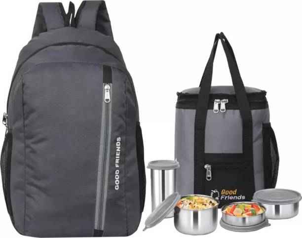 SPORT COLLECTION Waterproof Casual/School/College Backpack/Tuition Bag & Lunch Bag/Tiffin Bag 25 L Backpack