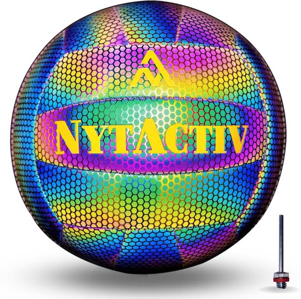 NytActiv Volleyball For Wooden And Sand With Free Air Needle Volleyball - Size: 5