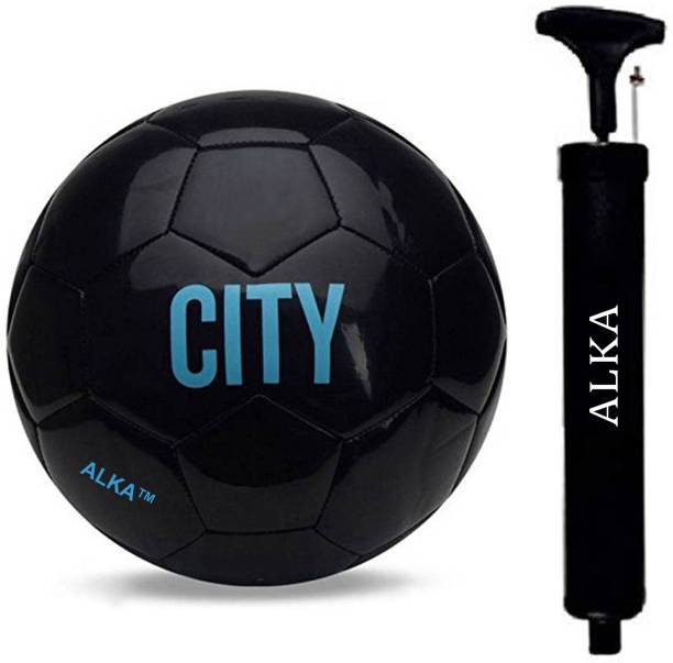 ALKA COMBO CITY BLACK FOOTBALL WITH PUMP Football - Size: 5