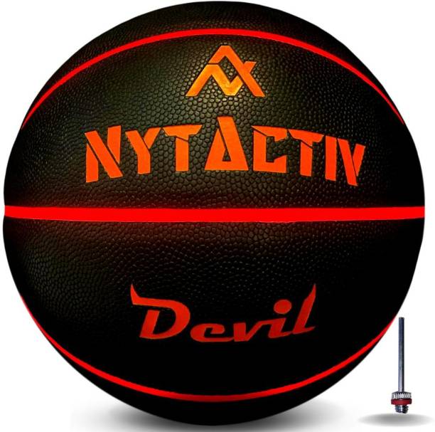 NytActiv LED Size 7 Basketball Professional Game Basket Ball For Men Women Kids Basketball - Size: 7