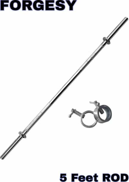 Forgesy 5ft steel rod Weight Lifting Bar