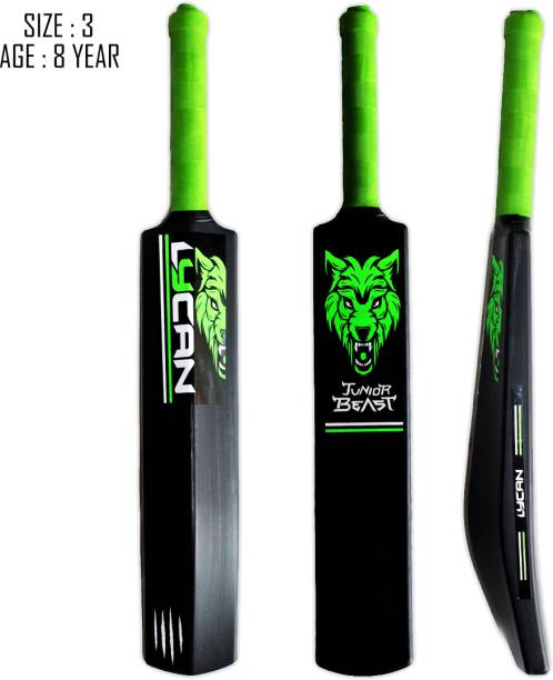 LYCAN Junior Cricket Bat Size 3 For Age Group 8 Years PVC/Plastic Cricket  Bat