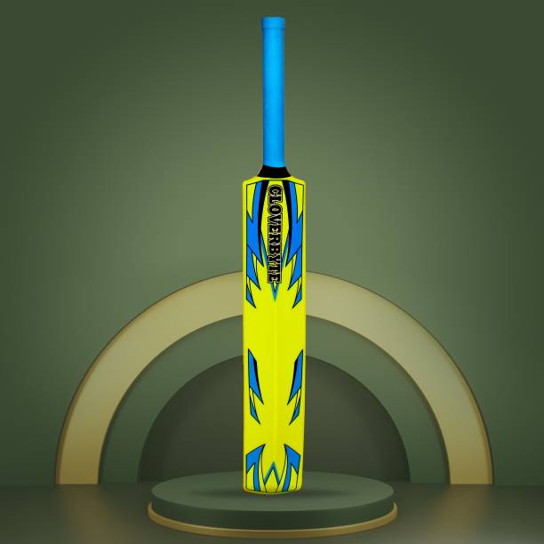 CLOVERBYTE Neon Full Size 9 No. Bat Premium Quality For Tennis Ball PVC/Plastic Cricket  Bat
