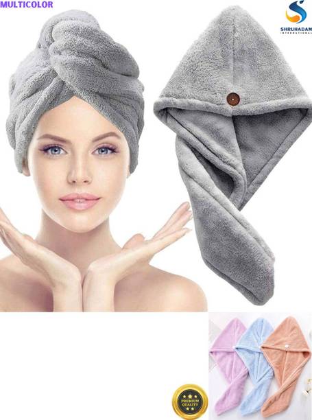 shruhadam international Microfiber 450 GSM Hair Towel