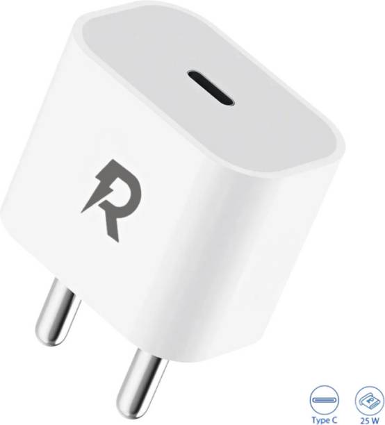 RoarX 25 W PD 3.1 A Mobile 25 Watt USB Type C to C Quick Charge Adapter [NO CABLE] Charger