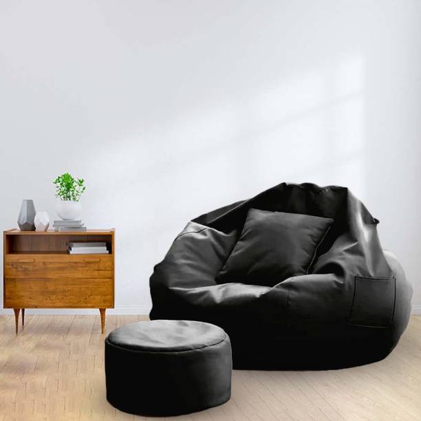 Leather Bean Bags Online at Discounted Prices on Flipkart