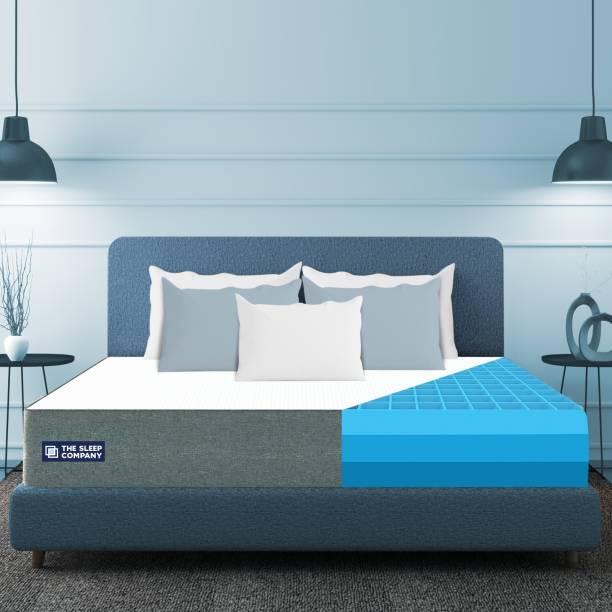 The Sleep Company SmartGRID Luxe 78x72 8 inch King High Density (HD) Foam Mattress