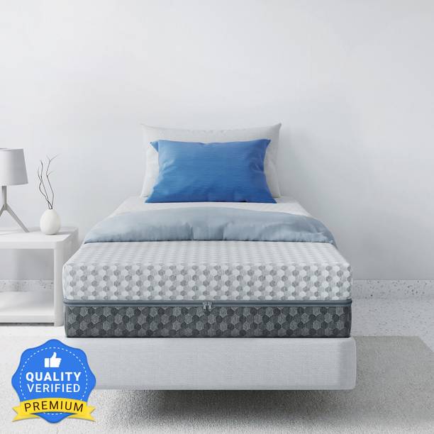 Sleepwell Dual PRO Profiled Reversible, Gentle and Firm, Triple Layered Anti Sag 5 inch Single PU Foam Mattress