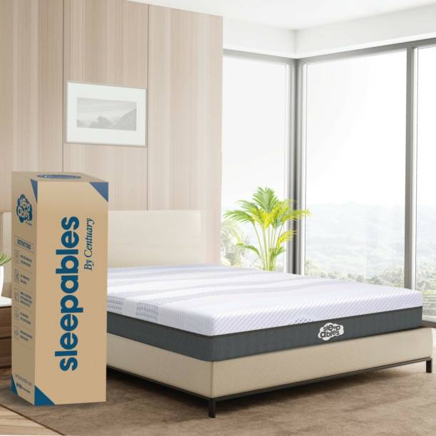 Centuary Mattresses Sleepables With Antimicrobial Foam 6 inch King Bonnell Spring Mattress