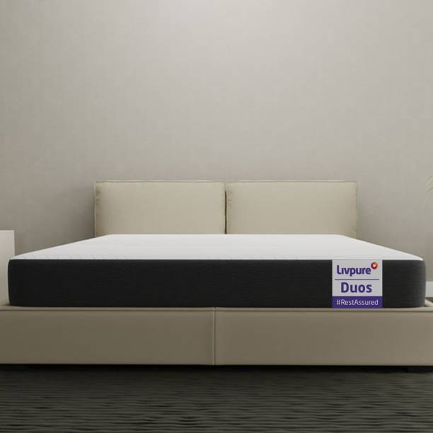 Livpure Smart Duos Reversible Comfort 3D Sleep Tech Ergonomic Support Zones 5 inch Single High Resilience (HR) Foam Mattress