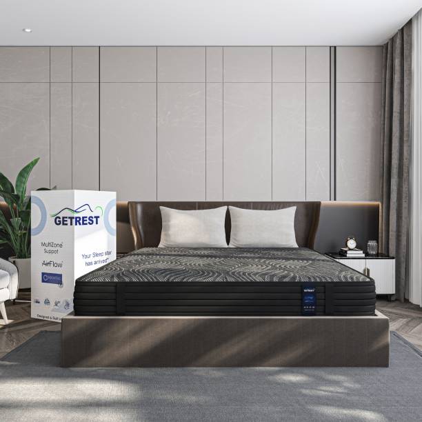 GetRest ProAdapt 6 Inch Latex Mattress with Biocrystal® Stress Relief & Airflow™ Cooling 6 inch Single Natural Latex Mattress