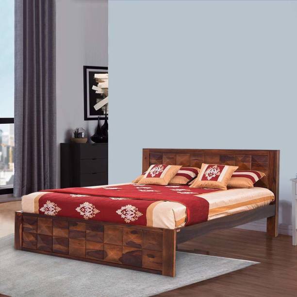 RoyalOak Solid Wood King Bed