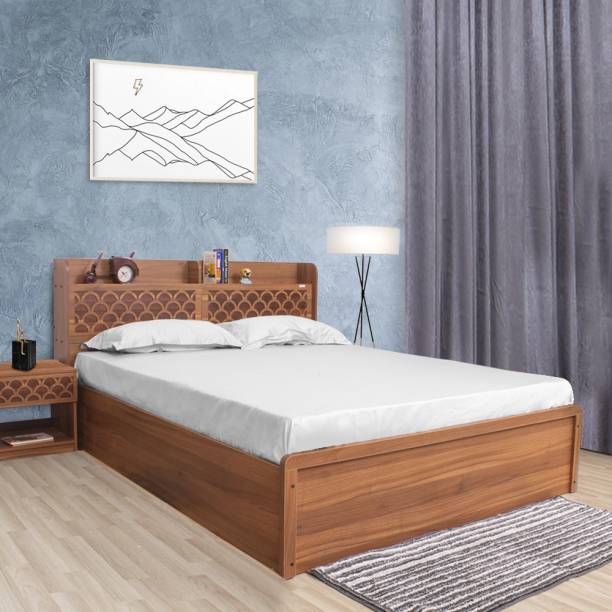NEUDOT Sydney King Engineered Wood King Box Bed