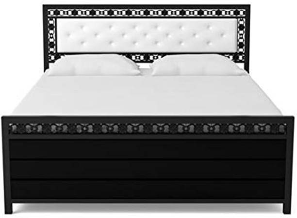 ROYAL METAL FURNITURE Mattress Not Included Metal Queen Hydraulic Bed