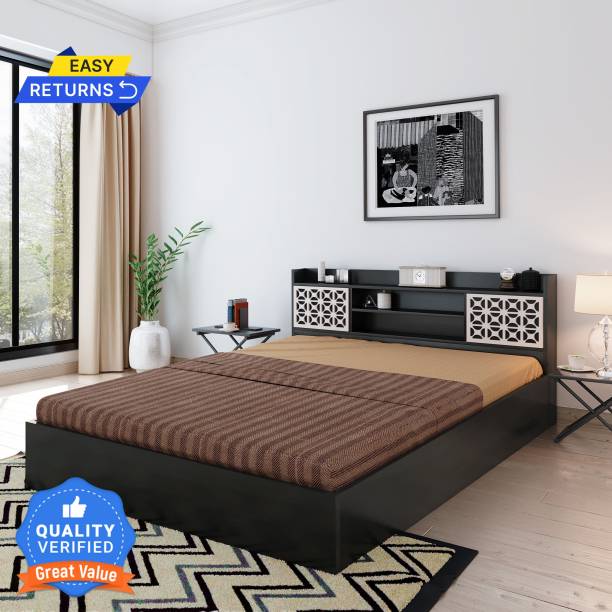 Bharat Lifestyle Brazil Engineered Wood Queen Box Bed