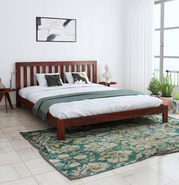 IK Art King Size Bed Solid Wood King Bed