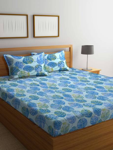 Bombay Dyeing 144 TC Cotton King Abstract Flat Bedsheet
