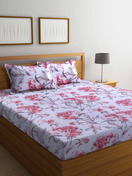 Bombay Dyeing 100 TC Cotton King Abstract Flat Bedsheet
