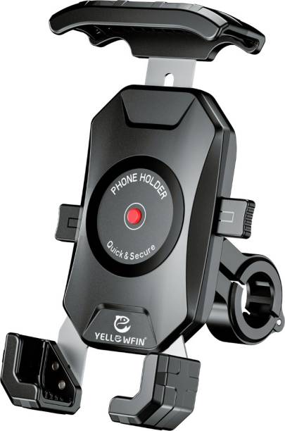 Yellowfin Quick Release | Y-Grip |360°Rotation |Maps and GPS Navigation| Scooter | Cycle| Bike Mobile Holder
