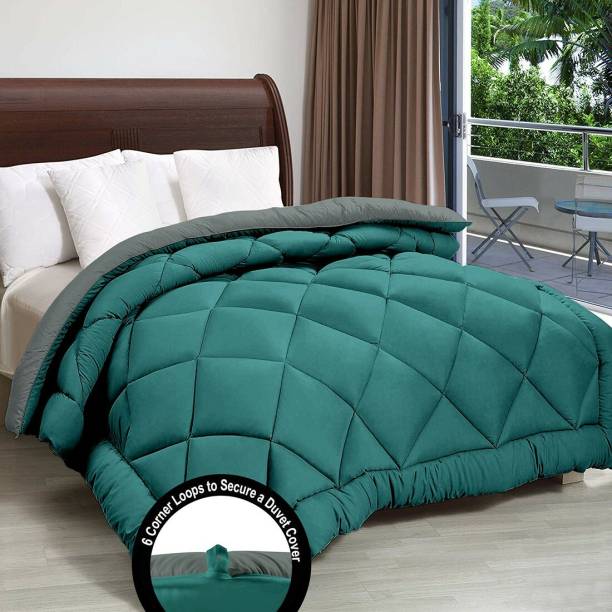 Fluffy Cloud Solid Double Comforter for  Heavy Winter