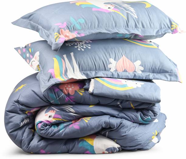 KWALITY DREAMS Printed King Comforter for  AC Room