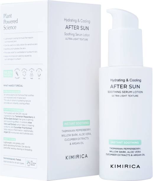 KIMIRICA After Sun Soothing Serum Lotion for Skin Hydration, Instant Cooling 100% Vegan