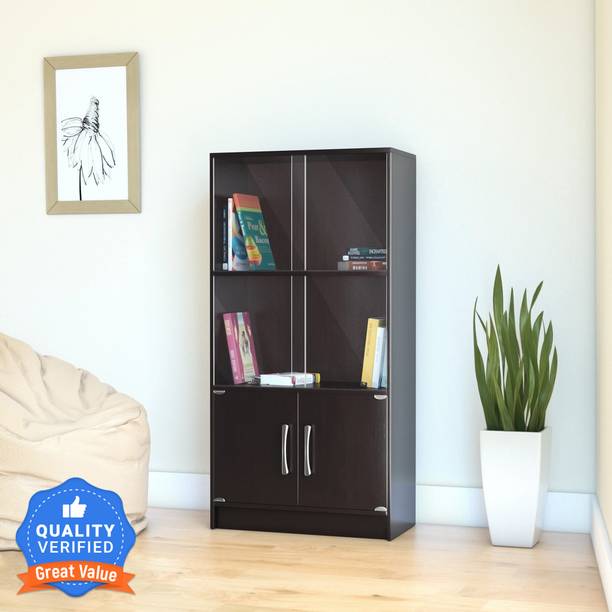 Flipkart Perfect Homes Engineered Wood Close Book Shelf