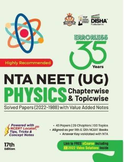 35 Years NTA NEET (UG) PHYSICS Chapterwise & Topicwise Solved Papers (2022 - 1988) with Value Added Notes 17th Edition