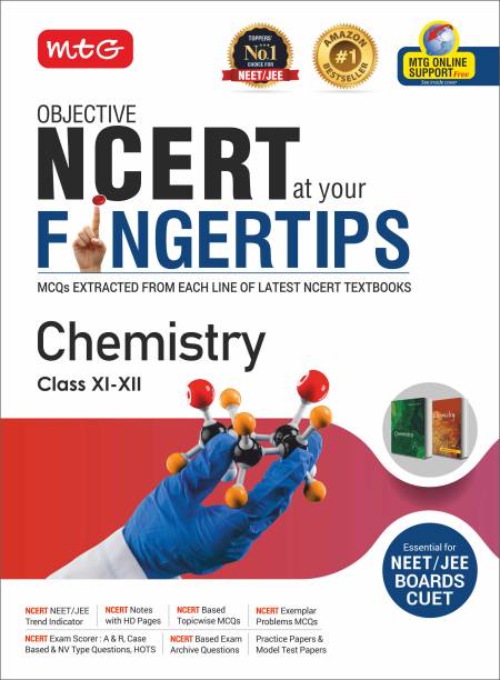 Mtg Objective Ncert at Your Fingertips Chemistry - Ncert Notes with Hd Pages, Based on Ncert Exam Archive Questions, Neet-Jee Books