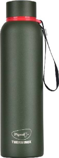 Pigeon Croma Olive Therminox Vaccum Insulated Water Bottle, 24 Hrs Hot & Cold 800 ml Flask